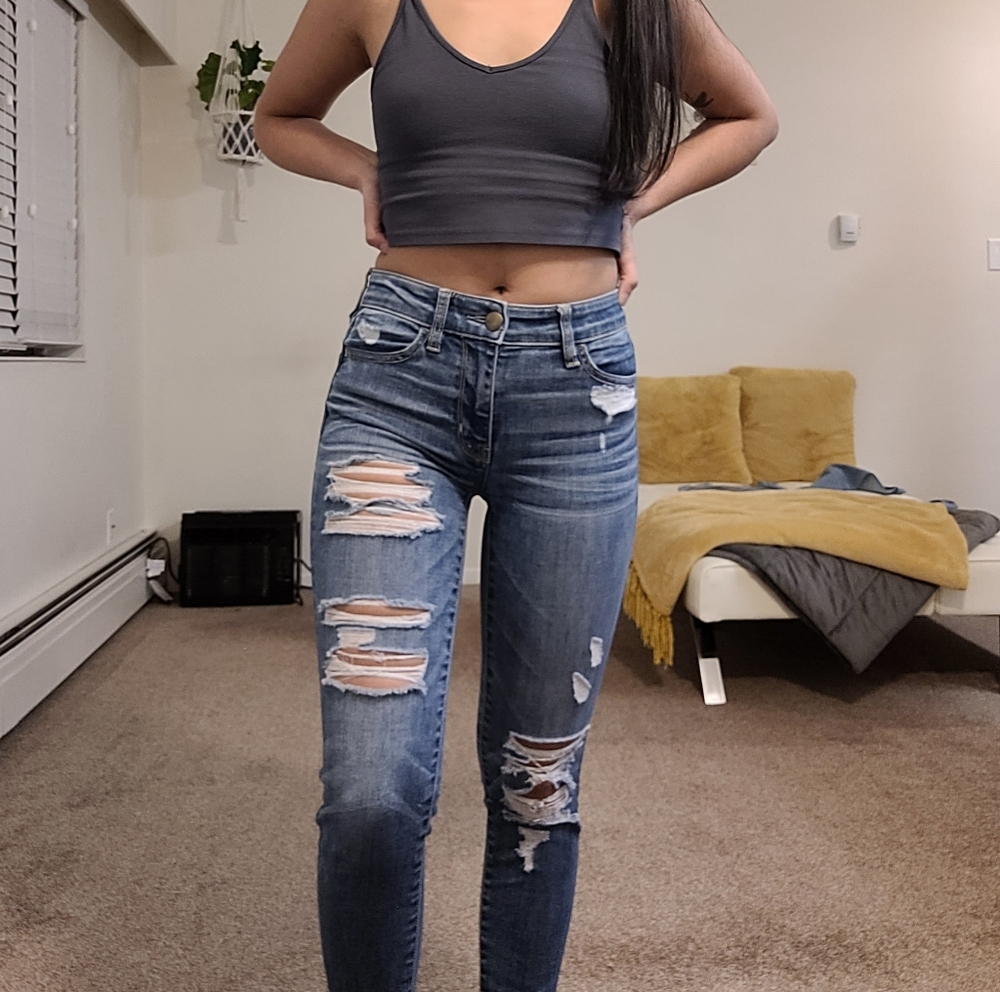 Size 0 High-waisted Jeans